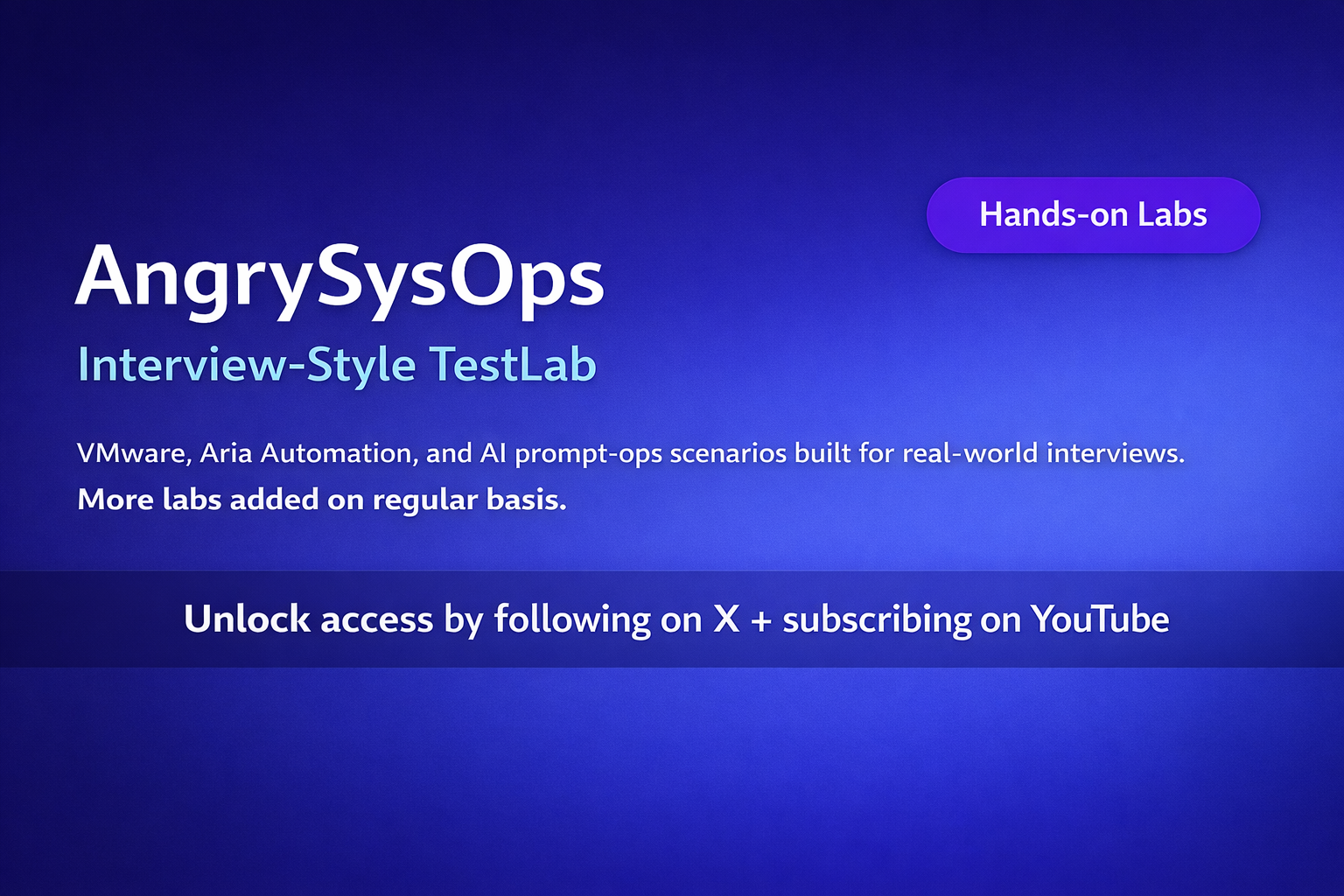 Labs | AngrySysOps TestLab